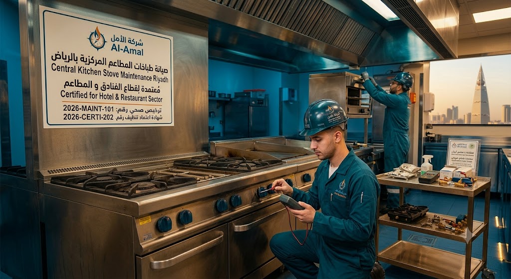 صيانة طباخات المطاعم المركزية بالرياض