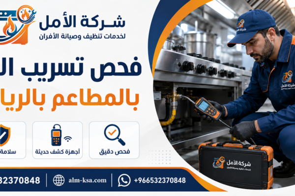 فحص تسريب الغاز بالمطاعم بالرياض